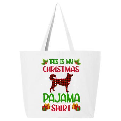 Siberian Husky Dog Xmas Gift Matching Husky Christmas Cute Gift 25L Jumbo Tote