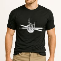 Skeleton Hand Drumsticks  Cool Drummer Gift  Drum Sticks  Cooling Performance Crew T-Shirt