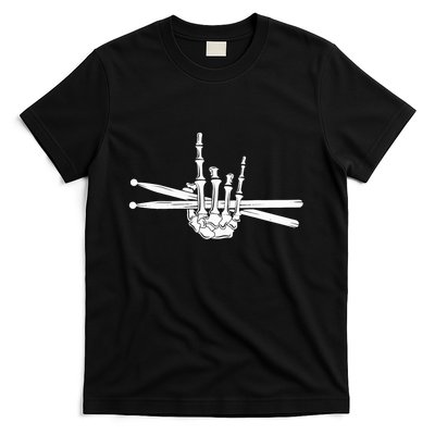 Skeleton Hand Drumsticks  Cool Drummer Gift  Drum Sticks  T-Shirt