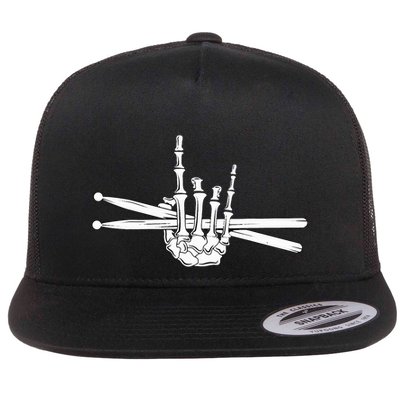Skeleton Hand Drumsticks  Cool Drummer Gift  Drum Sticks  Flatbill Hat