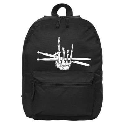 Skeleton Hand Drumsticks  Cool Drummer Gift  Drum Sticks  16 in Basic Backpack