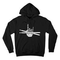 Skeleton Hand Drumsticks  Cool Drummer Gift  Drum Sticks  Tall Hoodie