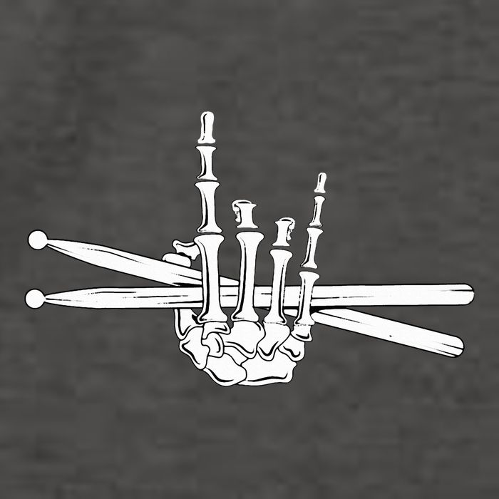 Skeleton Hand Drumsticks  Cool Drummer Gift  Drum Sticks  Vector Backpack