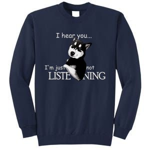 Siberian Husky Dog Husky Dog Lovers Tall Sweatshirt