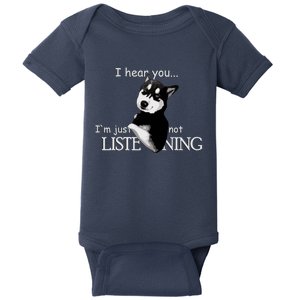 Siberian Husky Dog Husky Dog Lovers Baby Bodysuit