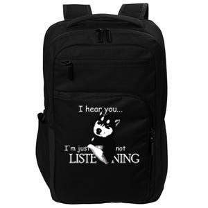 Siberian Husky Dog Husky Dog Lovers Funny Impact Tech Backpack