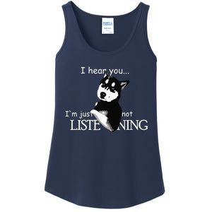 Siberian Husky Dog Husky Dog Lovers Funny Ladies Essential Tank