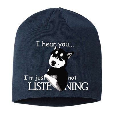 Siberian Husky Dog Husky Dog Lovers Funny Sustainable Beanie