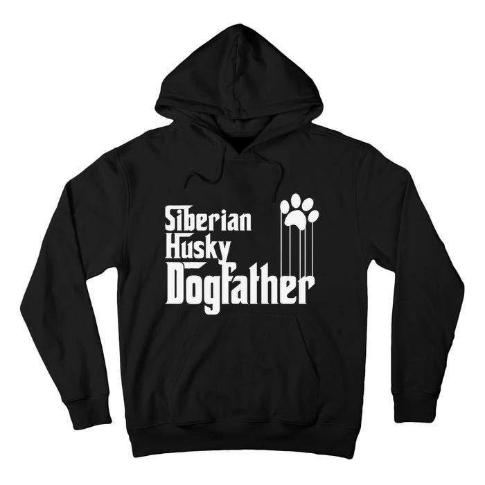 Siberian Husky Dog Dad Tall Hoodie