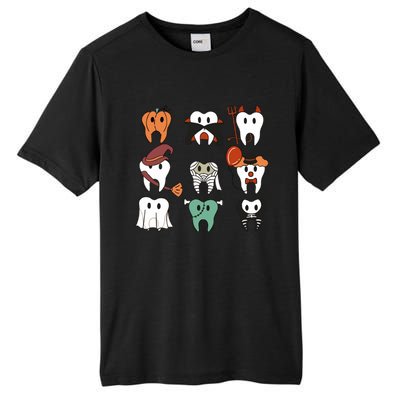 Spooky Halloween Dentist Dental Tall Fusion ChromaSoft Performance T-Shirt