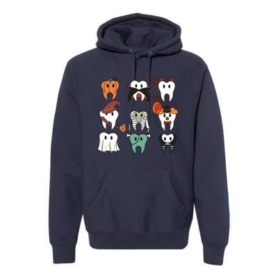 Spooky Halloween Dentist Dental Premium Hoodie