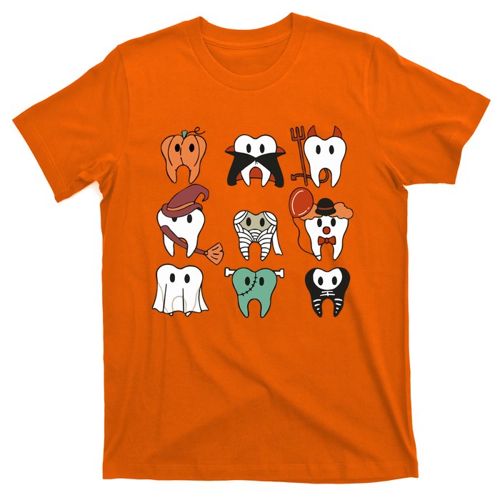 Spooky Halloween Dentist Dental T-Shirt