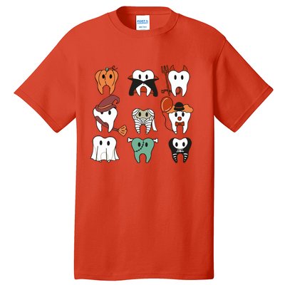 Spooky Halloween Dentist Dental Tall T-Shirt