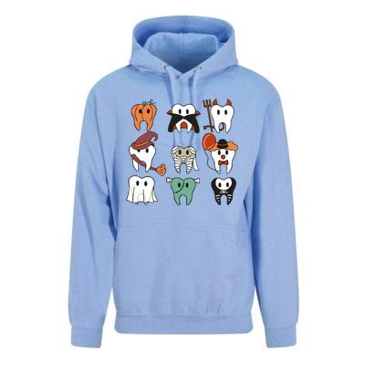 Spooky Halloween Dentist Dental Unisex Surf Hoodie