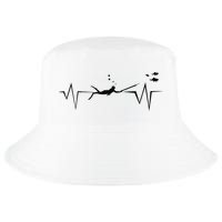 Spearfishing Heartbeat Diving Underwater Spear Fish Cool Comfort Performance Bucket Hat