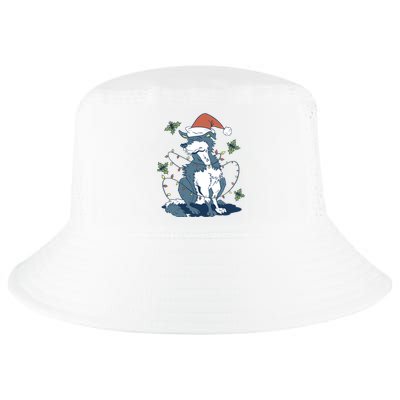 Siberian Husky Dog Christmas Holiday Cool Comfort Performance Bucket Hat