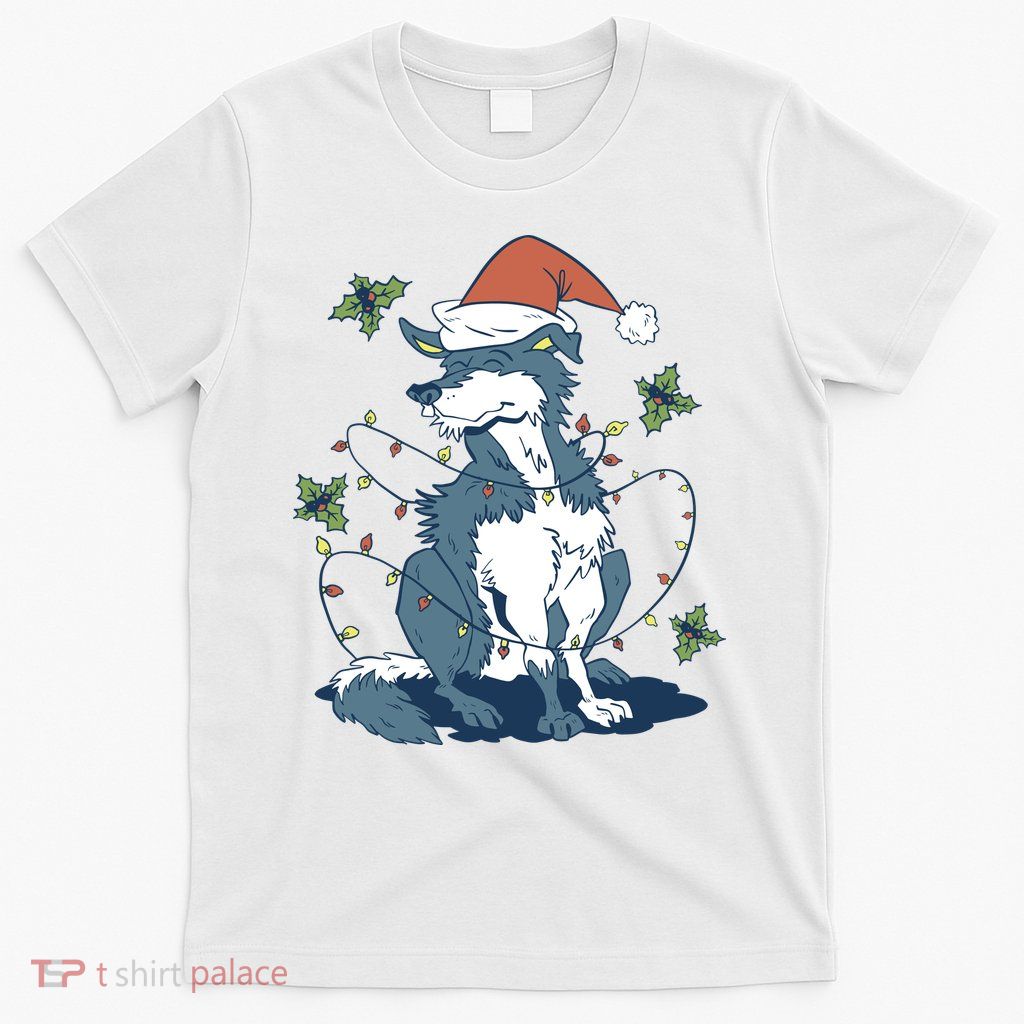 Siberian Husky Dog Christmas Holiday T-Shirt