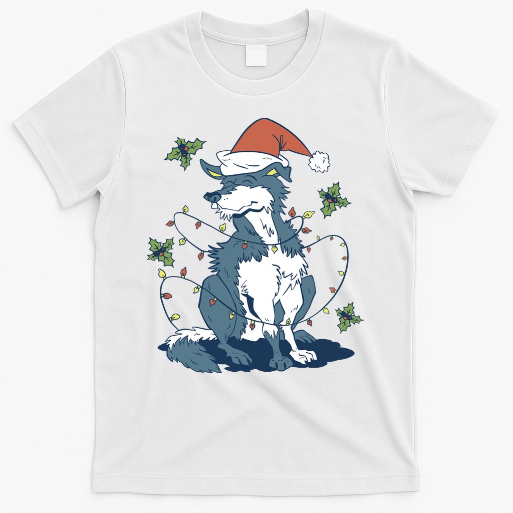 Siberian Husky Dog Christmas Holiday T-Shirt