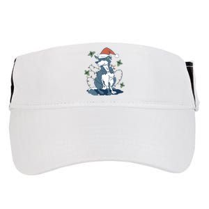 Siberian Husky Dog Christmas Holiday Adult Drive Performance Visor