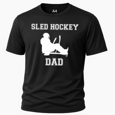 Sled Hockey Dad Gift For Father's Day Performance Shirt