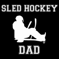 Sled Hockey Dad Gift For Father's Day Impact Tech Backpack