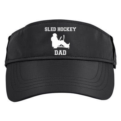 Sled Hockey Dad Gift For Father's Day Adult Drive Performance Visor