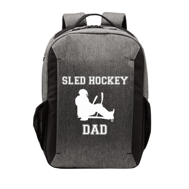 Sled Hockey Dad Gift For Father's Day Vector Backpack