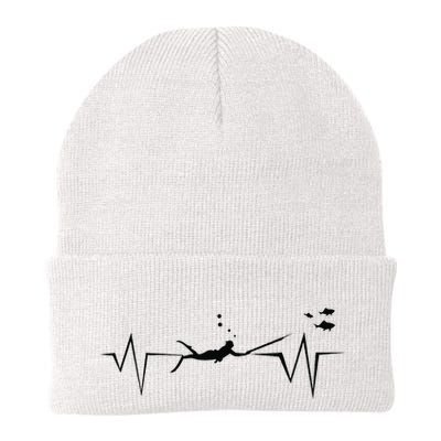 Spearfishing Heartbeat Diving Underwater Spear Fish Beanie
