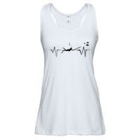 Spearfishing Heartbeat Diving Underwater Spear Fish Ladies Essential Flowy Tank