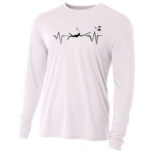 Spearfishing Heartbeat Diving Underwater Spear Fish Cooling Performance Long Sleeve Crew