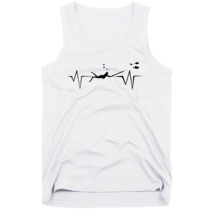 Spearfishing Heartbeat Diving Underwater Spear Fish Tank Top