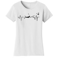 Spearfishing Heartbeat Diving Underwater Spear Fish Women's T-Shirt