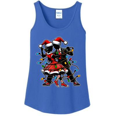 Sock Hop Dance 50s Christmas Hat Xmas Gift Ladies Essential Tank