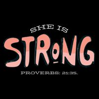 She Is Strong Bible Verse Impact Tech Backpack