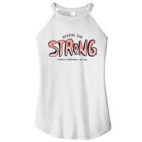 She Is Strong Bible Verse Women’s Perfect Tri Rocker Tank