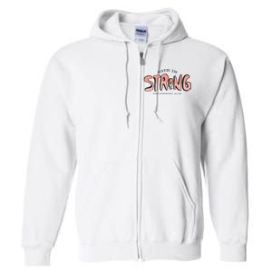 She Is Strong Bible Verse Full Zip Hoodie