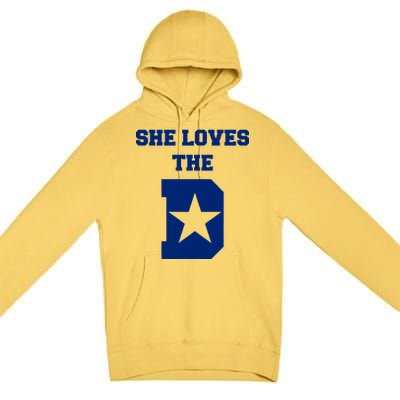 She Loves the D Dallas, Texas Pride Premium Pullover Hoodie