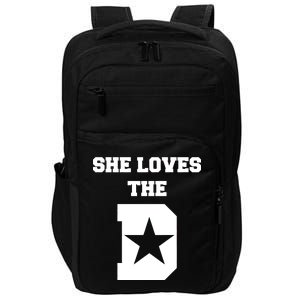 She Loves the D Dallas, Texas Pride Impact Tech Backpack