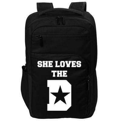 She Loves the D Dallas, Texas Pride Impact Tech Backpack