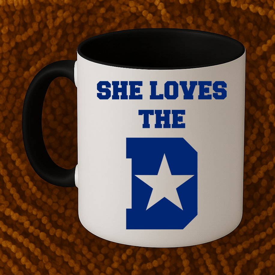 She Loves the D Dallas, Texas Pride Mug