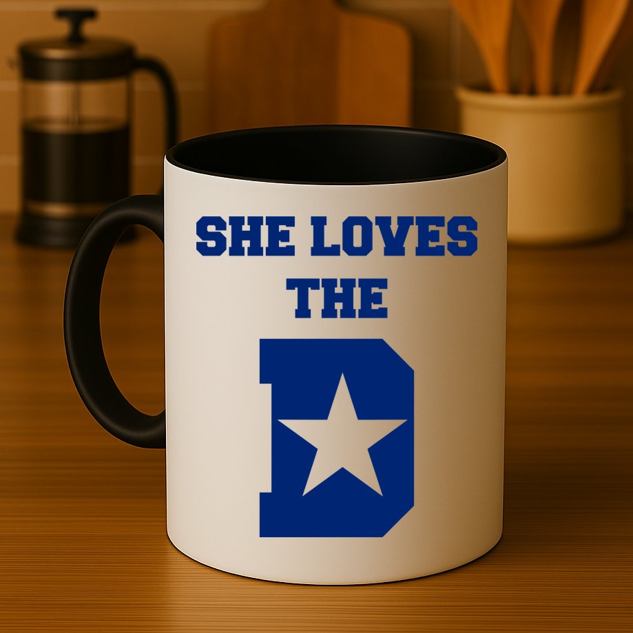 She Loves the D Dallas, Texas Pride Mug