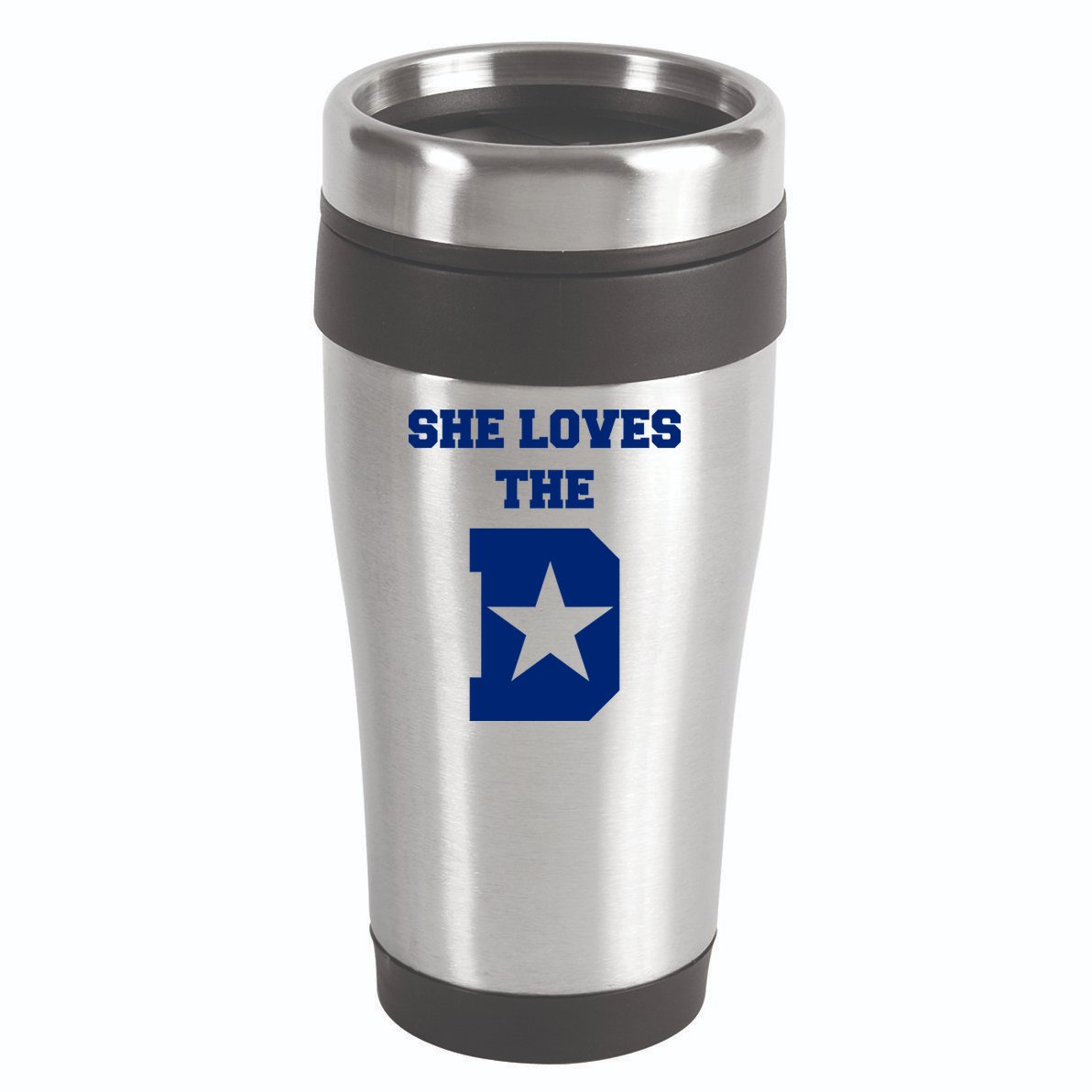 She Loves the D Dallas, Texas Pride 16oz Travel Tumbler