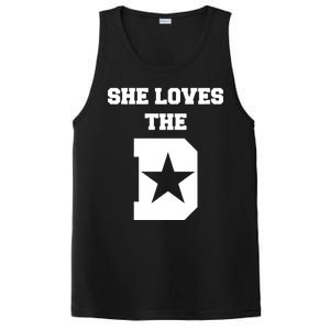 She Loves the D Dallas, Texas Pride PosiCharge Competitor Tank