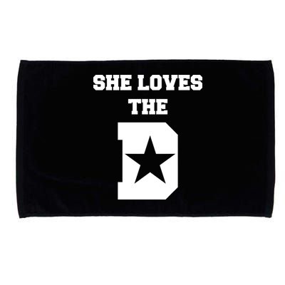 She Loves the D Dallas, Texas Pride Microfiber Hand Towel