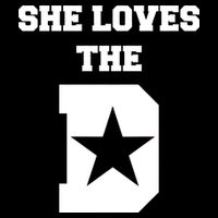 She Loves the D Dallas, Texas Pride Women's Perfect Tri Rocker Tank