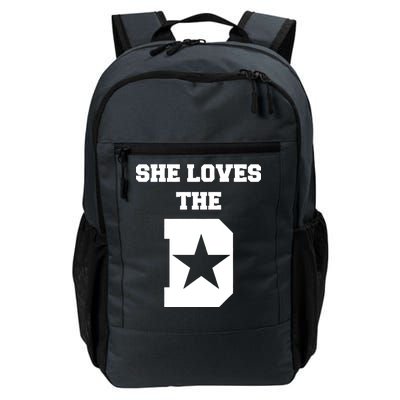 She Loves the D Dallas, Texas Pride Daily Commute Backpack