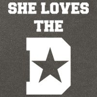 She Loves the D Dallas, Texas Pride Cotton Canvas Backpack