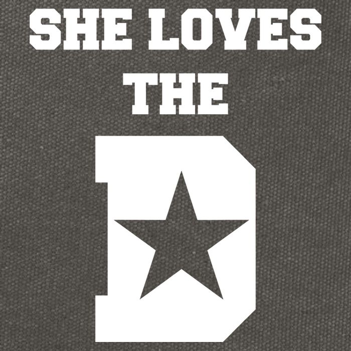 She Loves the D Dallas, Texas Pride Cotton Canvas Backpack