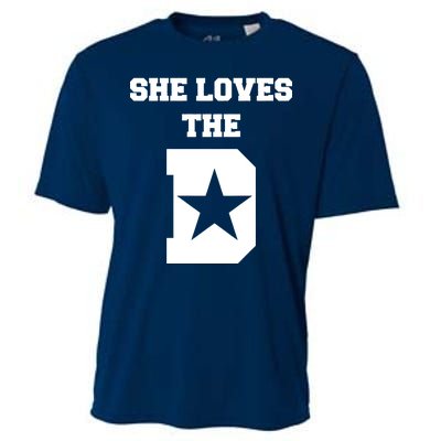 She Loves the D Dallas, Texas Pride Cooling Performance Crew T-Shirt