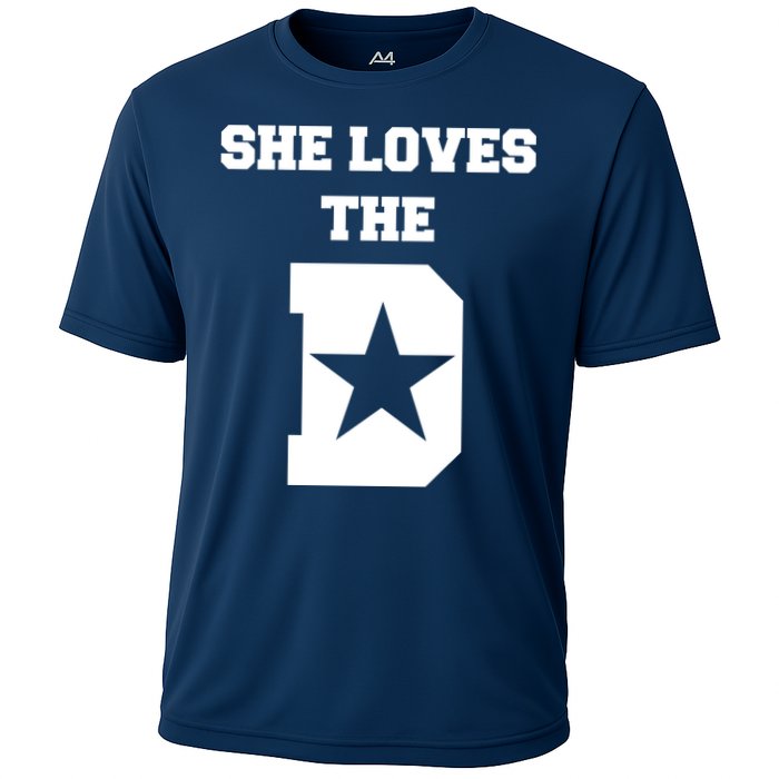 She Loves the D Dallas, Texas Pride Cooling Performance Crew T-Shirt